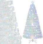 Kerstboom met verlichting - Kunstkerstboom - 210 cm - Met st, Verzenden, Zo goed als nieuw