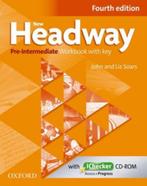 9780194769648 New Headway Pre Inter Workbook With Key, Boeken, John Soars, Zo goed als nieuw, Verzenden