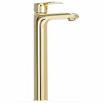 REA Hoog model wastafelkraan - glans goud - luxe design -..., Ophalen of Verzenden, Nieuw