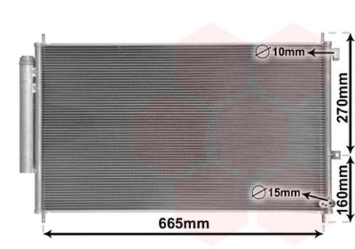LUCHTCONDENSATOR VOOR HONDA CR-V 2012-2014 80110T1GG01, Auto-onderdelen, Airco en Verwarming, Nieuw, Ophalen of Verzenden