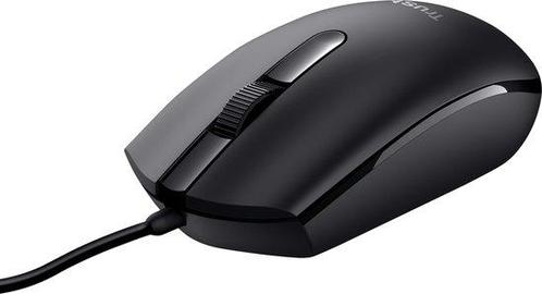 Trust Basi - Bedrade Muis Ambidextrous USB Type-A Optisch, Computers en Software, Muizen, Verzenden