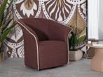 SIENA DRAAIFAUTEUIL BORDEAUX CM 83,5x66x80 (ZITHOOGTE CM 42), Huis en Inrichting, Fauteuils, Ophalen of Verzenden, Nieuw