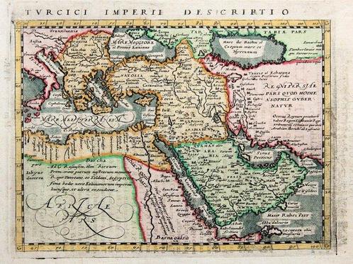 Middle East - Klein-Azië; Giovanni Antonio Magini - Natolia, Boeken, Atlassen en Landkaarten