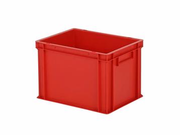 Stapelbak / bordenbak - 400 x 300 x H 280 mm - rood - gladde