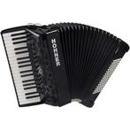 Hohner Amica Forte IV 96 Zwart, Silent Key accordeon, Nieuw, Verzenden