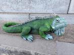 Beeld, sculpture in beautiful of a rock Iguana - 34 cm -