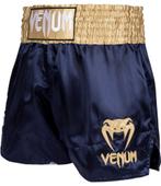 Venum Classic Muay Thai Shorts Navy Blue Gold, Kleding | Heren, Sportkleding, Nieuw, Blauw, Ophalen of Verzenden, Maat 56/58 (XL)