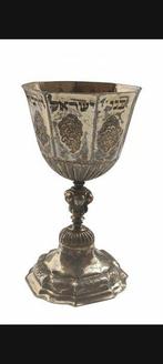 Beker - .925 zilver - Kiddush cup 18e eeuw, Antiek en Kunst, Antiek | Goud en Zilver