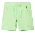 vidaXL Kindershort 128 fluorescerend groen, Kinderen en Baby's, Verzenden, Nieuw