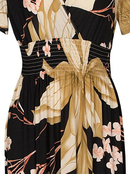 Maxi Jurk Benthe Zwart, Kleding | Dames, Jurken, Verzenden