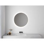 Ronde Spiegel BWS Sifo met LED, Dimbaar 80 cm Geborsteld, Doe-het-zelf en Verbouw, Sanitair, Ophalen of Verzenden, Nieuw, Bad