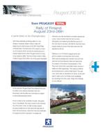 2001 PEUGEOT 206 WRC PERSMAP ENGELS, Boeken, Auto's | Folders en Tijdschriften, Nieuw, Peugeot, Author