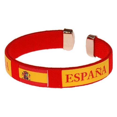 Armbandje - Espana Vlag - Rood - Voetbal - Onesize NIEUW, Sieraden, Tassen en Uiterlijk, Armbanden, Nieuw, Ophalen of Verzenden