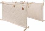 Jollein Boxbumper 180x30cm Check Knit Oatmeal (Babykamer), Verzenden, Nieuw