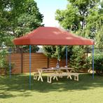 vidaXL Partytent inklapbaar pop-up 410x279x315 cm terracotta, Tuin en Terras, Verzenden, Nieuw, Partytent