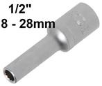 Bgs Technic Dopsleutel twaalfkant, diep 12,5 mm (1/2) 8 -..., Nieuw, Verzenden