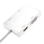 DrPhone DDH2 USB C 4 in 1 Adapter - USB-C naar VGA + 4K DVI, Verzenden, Nieuw