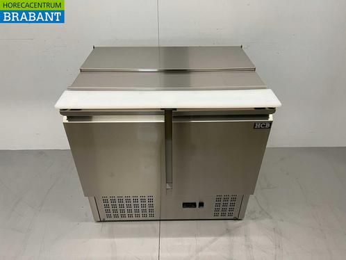 RVS HCB Saladette Koelwerkbank 2 deuren 1/1 GN 90 cm 230V, Zakelijke goederen, Horeca | Keukenapparatuur, Nieuw in verpakking
