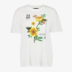TwoDay oversized dames T-shirt bloemenprint wit maat S, Nieuw, Verzenden