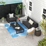 TRUUSK Omkeerbaar Tapijt 182x274cm Met Draagtas, Blauw Kunst, Verzenden, Nieuw