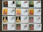 België 1959/1982 - FDC lot van 245 stuks - FDC - FDC Zijde, Gestempeld
