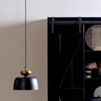 Linne hanglamp zwart metaal, Huis en Inrichting, Nieuw, Ophalen of Verzenden, Zwart
