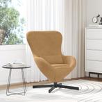vidaXL Hangstoel fluweel bruin, Huis en Inrichting, Fauteuils, Verzenden, Nieuw