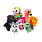 Ty - 7 knuffels - o.a. draak, uil, hond, flamingo, Nieuw