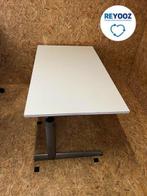 Ahrend 500 bureau - 160x80cm - elektrisch - zilvergrijs o..., Zakelijke goederen, Kantoor en Winkelinrichting | Kantoormeubilair en Inrichting