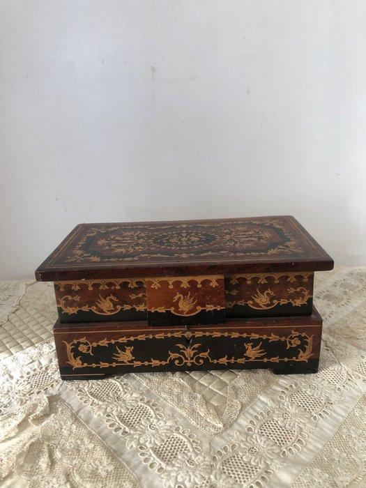 Doos - Sorrento box met ingelegd hout, Antiek en Kunst, Curiosa en Brocante