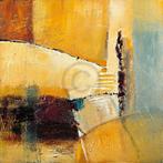 Kunstdruk Bea Danckaert - Get in touch 98x98cm, Huis en Inrichting, Woonaccessoires | Schilderijen, Tekeningen en Foto's, Verzenden