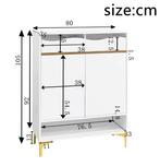 Schoenenopbergkast met 16-Kleuren LED en Lades Witte Hal Ka, Huis en Inrichting, Kasten | Schoenenkasten, Verzenden, Nieuw