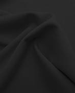 Texturé Polyester Zwart (280 cm), Hobby en Vrije tijd, Stoffen en Lappen, Nieuw, Zwart