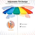 2dekans | Coast Strandparasol Buitenparasol 245cm, Ophalen of Verzenden, Zo goed als nieuw