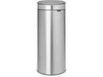 Brabantia Touch Bin - Prullenbak - 30 liter - Matt Steel, Huis en Inrichting, Woonaccessoires | Prullenbakken, Verzenden, Zo goed als nieuw
