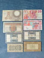 Nederland. - 8 banknotes - various dates (Zonder, Postzegels en Munten, Munten | Nederland