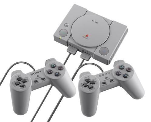 Sony Playstation Classic Mini Console (Incl. 2 Controllers), Spelcomputers en Games, Spelcomputers | Overige, Zo goed als nieuw