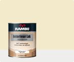 RAMBO INTERIEUR - VLOER LAK DEKKEND ZIJDEGLANS - Parelwit..., Wit, Nieuw, Ophalen of Verzenden, Lak