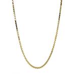 Gouden lengtecollier venetiaan 60 cm 14 karaat, Sieraden, Tassen en Uiterlijk, Kettingen, Verzenden, Zo goed als nieuw, Goud, Goud