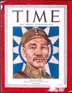 Cover Time Magazine1945 met Chiang Kai-shek (lijst optie), Verzenden, Foto of Poster