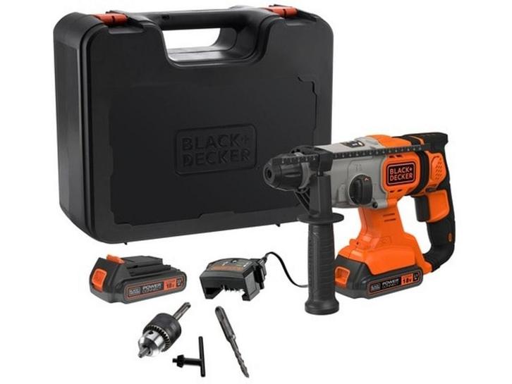 BLACK+DECKER BCD900E2K-QW - Boorhamer - 3 functies - 18V -, Doe-het-zelf en Verbouw, Gereedschap | Boormachines, Zo goed als nieuw