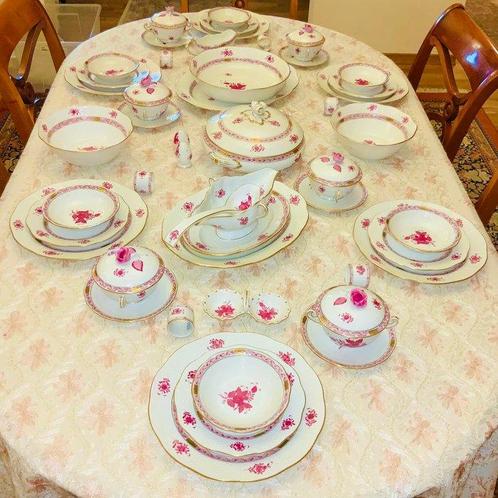 Herend - Extensive Table Service for 6 Persons (53 pcs) -, Antiek en Kunst, Antiek | Meubels | Tafels