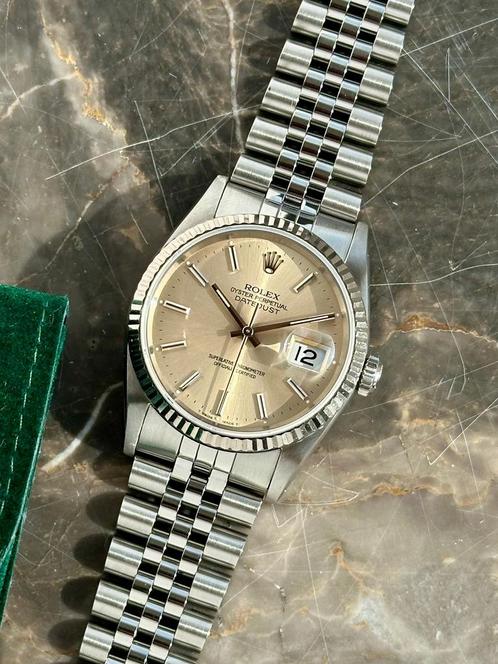 Rolex Datejust 36 16234 uit 1991, Sieraden, Tassen en Uiterlijk, Horloges | Heren, Polshorloge, Gebruikt, Rolex, Verzenden