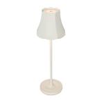 Retro tafellamp off-white oplaadbaar IP44 - Granny, Nieuw, Retro, Minder dan 50 cm