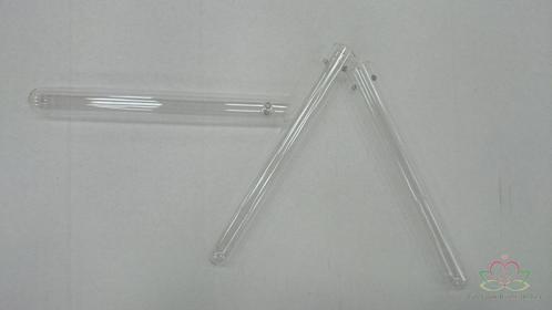 Reageerbuisjes test tube glass 15cm. d. 1, 5cm. 2 gaatjes, Hobby en Vrije tijd, Knutselen, Nieuw, Ophalen of Verzenden