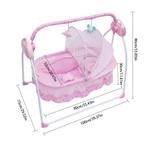 Elektrische Babywieg met Schommelfunctie en Muziek, Verzenden, Nieuw