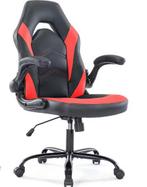 Ergonomische Gamingstoel – Verstelbare PU-lederen Bureaustoe, Huis en Inrichting, Bureaustoelen, Verzenden, Nieuw