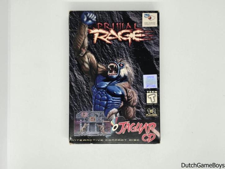 Atari Jaguar CD - Primal Rage - Big Box, Spelcomputers en Games, Games | Atari, Gebruikt, Verzenden