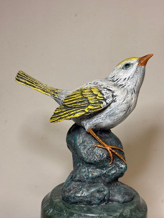 Milo (1910-1978) - sculptuur, Gele mus - 21.5 cm - Brons, Antiek en Kunst, Curiosa en Brocante