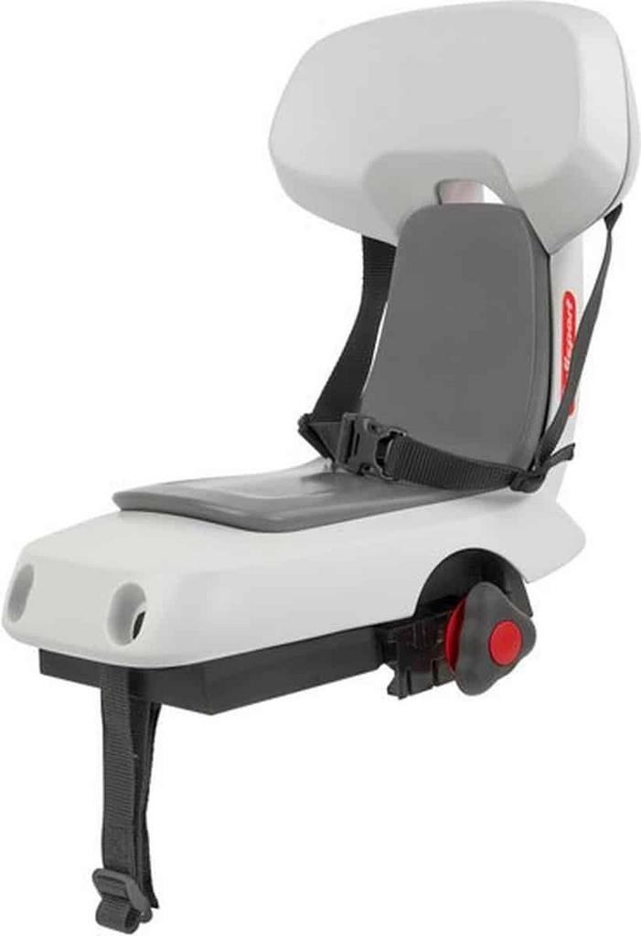 Polisport Guppy Junior CFS Fietsstoeltje Achter - Wit/Grijs, Caravans en Kamperen, Kampeermeubelen, Zo goed als nieuw, Ophalen of Verzenden